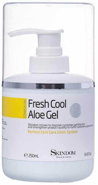 Skindom Fresh Cool Aloe Gel Многофункциональный освежающий гель для лица с алоэ, 250 мл