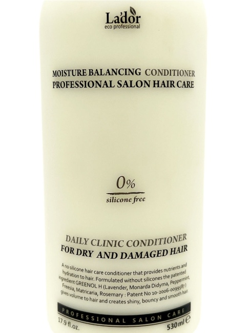 La'dor Увлажняющий бессиликоновый бальзам для волос Moisture Balancing Conditioner, 530 мл La'dor Увлажняющий бессиликоновый бальзам для волос Moisture Balancing Conditioner, 530 мл