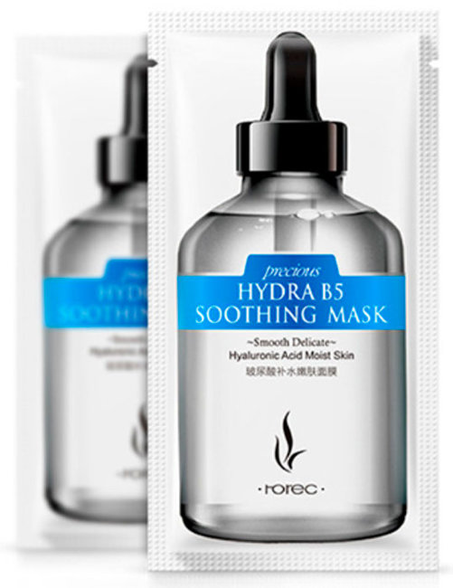 Rorec Hydra B5 Soothing Mask с Маска для лица с Гиалуроновой Кислотой и витамином В5, 30 г Rorec Hydra B5 Soothing Mask с Маска для лица с Гиалуроновой Кислотой и витамином В5, 30 г