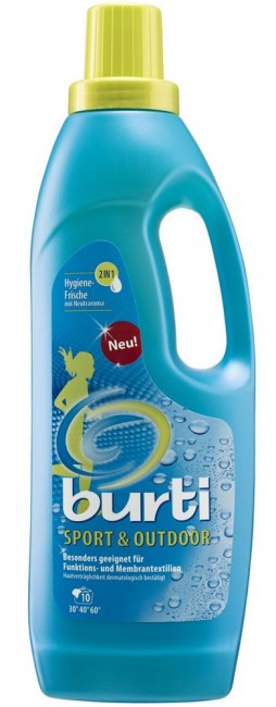 Burti Sport & Outdoor Средство для стирки спортивной одежды и обуви, 753 мл Burti Sport & Outdoor Средство для стирки спортивной одежды и обуви, 753 мл
