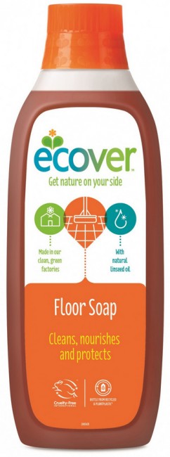Ecover Жидкий концентрат с льняным маслом для мытья пола, 1 л.