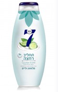 Neca 7 Крем-гель для душа с микрошелком "Свежесть" Огурец-Лайм, 750 мл