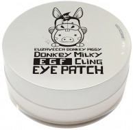 Elizavecca Donkey Piggy Milky Egf Cling Eye Patch Патчи с молочными протеинами из биоцеллюлозы, 60 шт Elizavecca Donkey Piggy Milky Egf Cling Eye Patch Патчи с молочными протеинами из биоцеллюлозы, 60 шт
