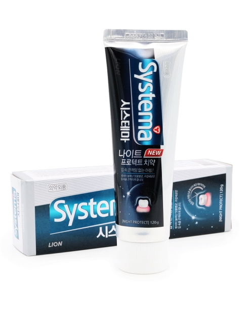LION Ночная зубная паста Systema Toothpaste Night Protect, 120 г