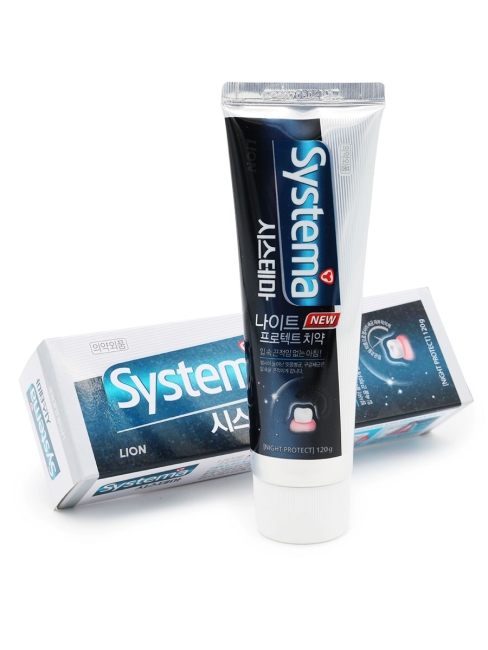 LION Ночная зубная паста Systema Toothpaste Night Protect, 120 г