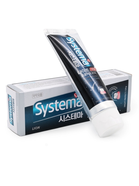 LION Ночная зубная паста Systema Toothpaste Night Protect, 120 г