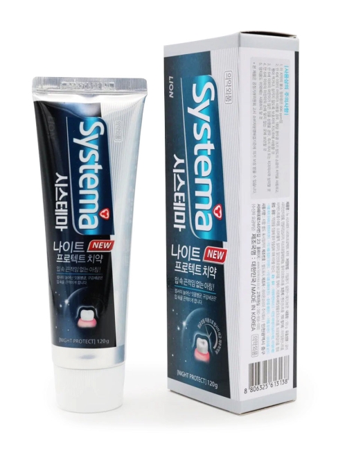 LION Ночная зубная паста Systema Toothpaste Night Protect, 120 г