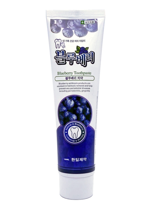 Hanil Зубная паста с экстрактом черники Blueberry, 180 г Hanil Зубная паста с экстрактом черники Blueberry, 180 г