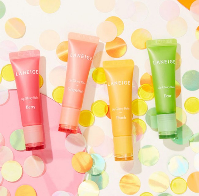 Laneige Lip Glowy Balm Peach Оттеночный блеск-бальзам для губ Персик, 10 г