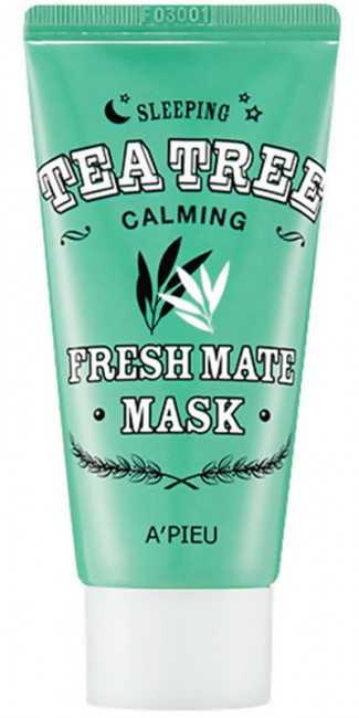 A'PIEU Fresh Mate Tea Tree Calming Mask Ночная маска с экстрактом чайного дерева, 50 мл A'PIEU Fresh Mate Tea Tree Calming Mask Ночная маска с экстрактом чайного дерева, 50 мл