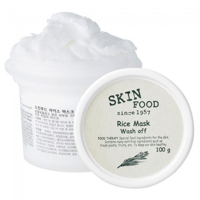 SKINFOOD Rice Mask Wash Off Рисовая очищающая маска, 100 г SKINFOOD Rice Mask Wash Off Рисовая очищающая маска, 100 г