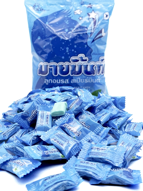 Boonprasert Конфета жевательная со вкусом перечной мяты My Mint Spearmint Flavoured Candy (100 шт), 280 г