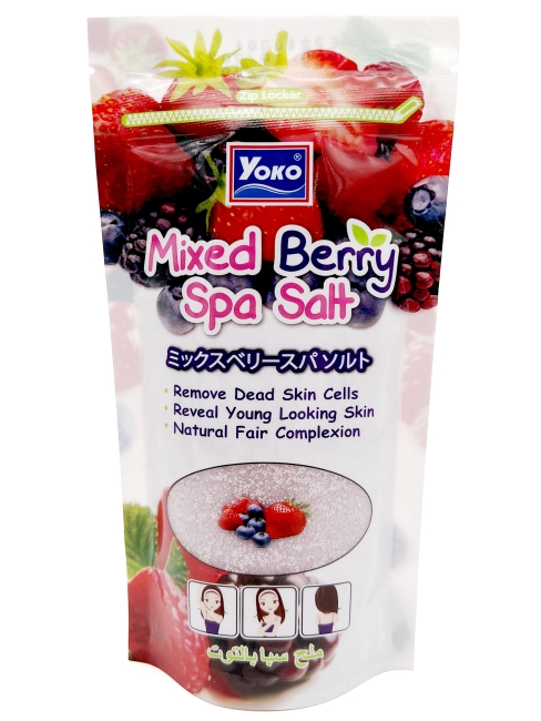 Yoko Скраб для тела солевой ягодный микс Mixed Berry Spa Salt, 300 г Yoko Скраб для тела солевой ягодный микс Mixed Berry Spa Salt, 300 г
