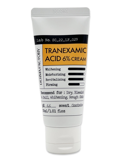 Derma Factory Крем для лица с транексамовой кислотой Tranexamic Acid 6% Cream, 30 мл Derma Factory Крем для лица с транексамовой кислотой Tranexamic Acid 6% Cream, 30 мл