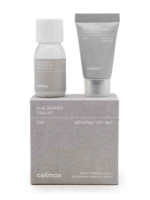 Celimax Дорожный набор для лица уходовый Dual Barrier Trial Kit, 20+10 мл Celimax Дорожный набор для лица уходовый Dual Barrier Trial Kit, 20+10 мл
