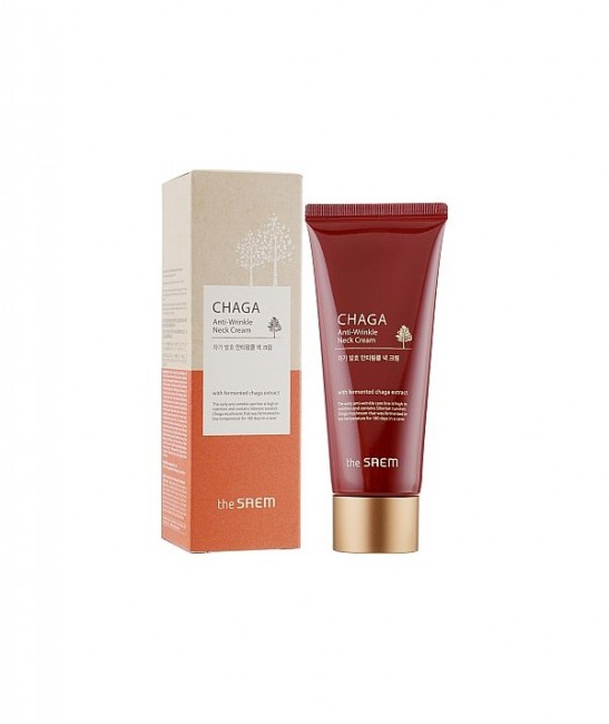 The Saem Крем для шеи антивозрастной с экстрактом чаги Chaga Anti-wrinkle Neck Cream, 100 мл The Saem Крем для шеи антивозрастной с экстрактом чаги Chaga Anti-wrinkle Neck Cream, 100 мл
