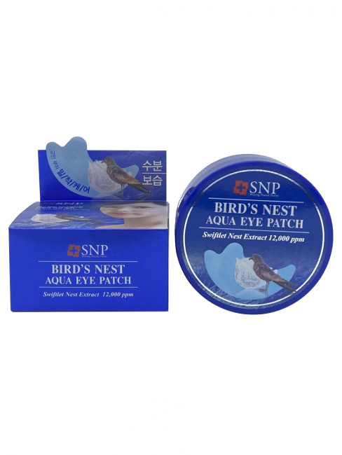 SNP Гидрогелевые патчи с экстрактом ласточкиного гнезда Bird's Nest Eye Patch, 60 шт