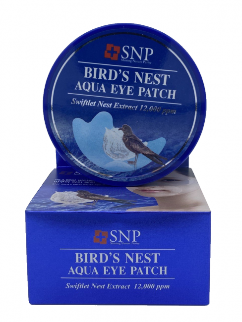 SNP Гидрогелевые патчи с экстрактом ласточкиного гнезда Bird's Nest Eye Patch, 60 шт