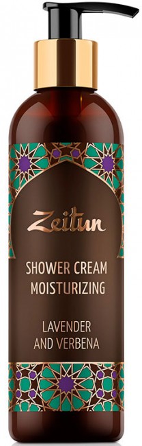 Zeitun Увлажняющий крем-гель для душа "Лаванда и Вербена", 250 мл