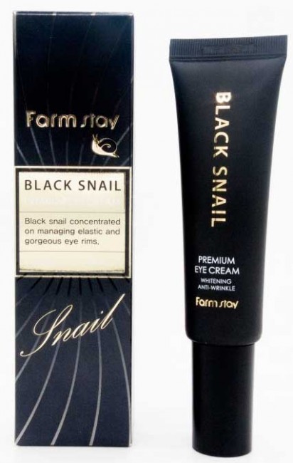 FarmStay Black Snail Premium Eye Cream Премиальный крем для глаз с муцином черной улитки, 50 мл FarmStay Black Snail Premium Eye Cream Премиальный крем для глаз с муцином черной улитки, 50 мл