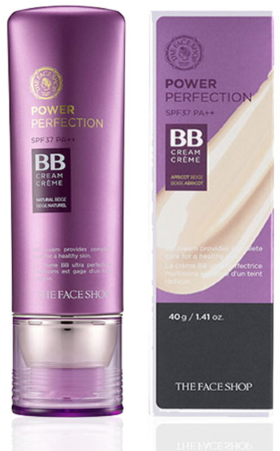 THE FACE SHOP Power Perfection BB Cream SPF37/PA++ #V103 Pure Beige BB Крем, 40 г
