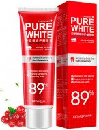 Bioaqua Pure White Зубная паста отбеливающая с клюквой, 120 г
