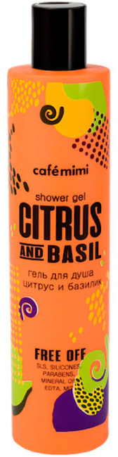Кафе Красоты le Cafe Mimi Гель для душа Цитрус и Базилик, 300 мл