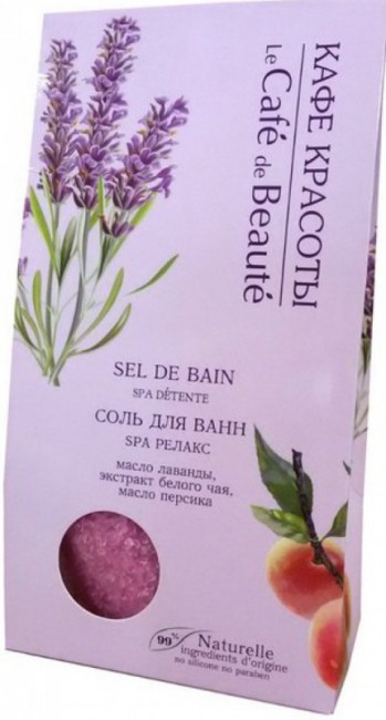 Кафе Красоты Морская соль для ванн SPA Релакс, 400 г Кафе Красоты Морская соль для ванн SPA Релакс, 400 г