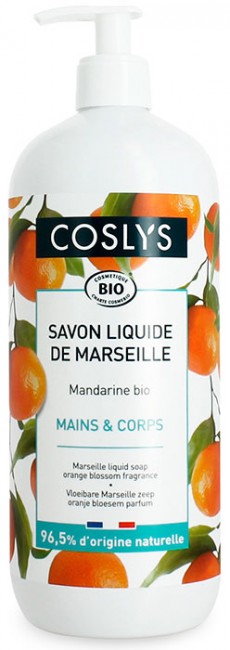 Coslys Мыло жидкое марсельское Мандарин, 1 л Coslys Мыло жидкое марсельское Мандарин, 1 л