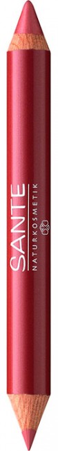 Sante Naturkosmetik Lip Duo Contour & Gloss Помада-карандаш № 02 Естественный образ, 4 г