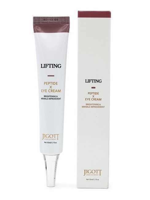 Jigott Крем для кожи вокруг глаза с пептидами и эффектом лифтинга Lifting Peptide Eye Cream, 50 мл
