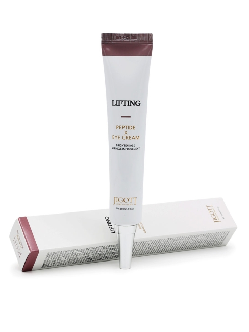 Jigott Крем для кожи вокруг глаза с пептидами и эффектом лифтинга Lifting Peptide Eye Cream, 50 мл