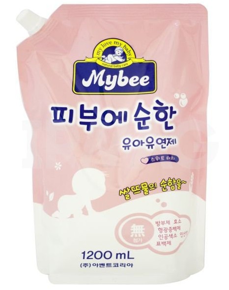 Mybee Концентрированный кондиционер для детского белья Майлд Свит Майби, 1,2 л