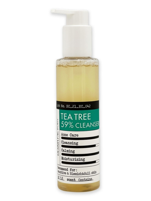 Derma Factory Гель для умывания с экстрактом чайного дерева Tea Tree 59% Gel Cleanser, 150 мл