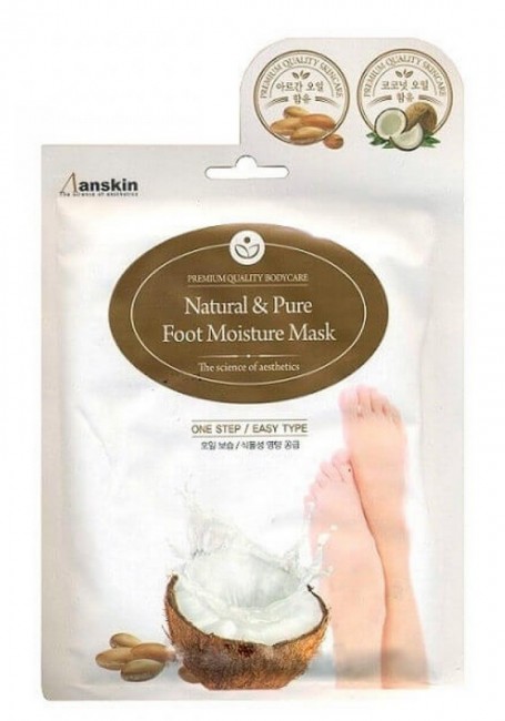 Anskin Маска для ног увлажняющая Natural & Pure Foot Moisture Mask, 16 мл