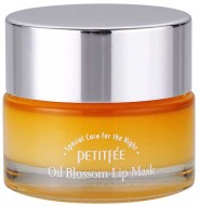 Petitfee Oil Blossom Lip Mask "Sea Buckthorn Oil" Маска для губ ночная питательная с маслом облепихи, 15 г