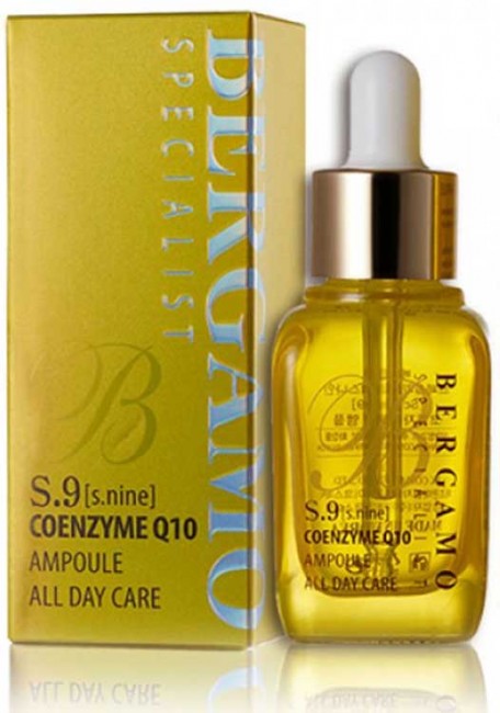Bergamo Specialist S.Nine Coenzyme Q10 Ampoule Сыворотка ампульная S9 с коэнзимом Q10, 30 мл Bergamo Specialist S.Nine Coenzyme Q10 Ampoule Сыворотка ампульная S9 с коэнзимом Q10, 30 мл
