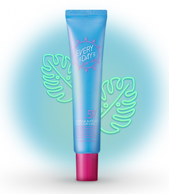 A'Pieu Everyday Sun Gel SPF50+PA++++ Ежедневный солнцезащитный гель, 30 мл