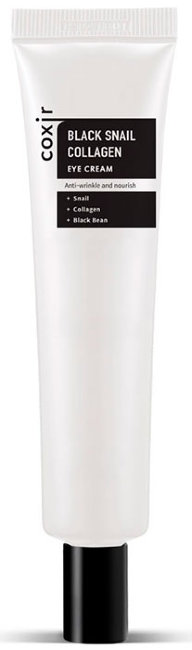 Coxir Black Snail Collagen Eye Cream Крем для области вокруг глаз против морщин с коллагеном и муцином черной улитки, 30 мл Coxir Black Snail Collagen Eye Cream Крем для области вокруг глаз против морщин с коллагеном и муцином черной улитки, 30 мл
