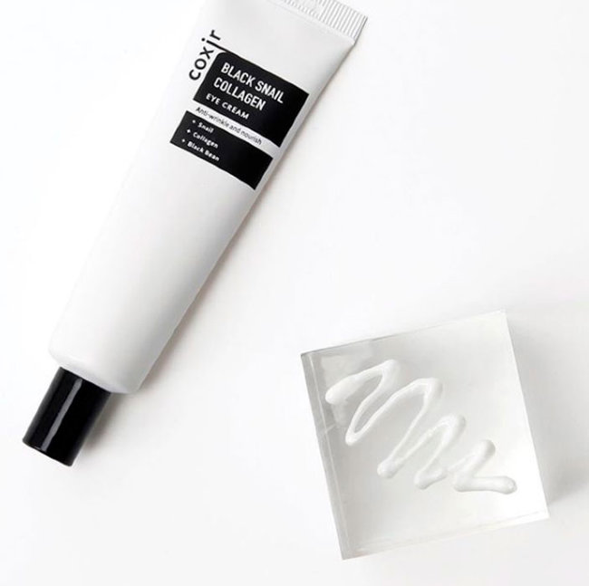 Coxir Black Snail Collagen Eye Cream Крем для области вокруг глаз против морщин с коллагеном и муцином черной улитки, 30 мл Coxir Black Snail Collagen Eye Cream Крем для области вокруг глаз против морщин с коллагеном и муцином черной улитки, 30 мл