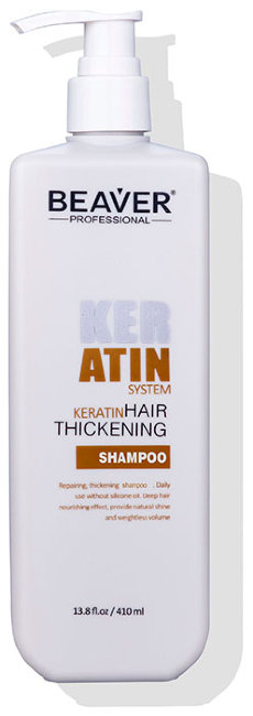 Beaver Professional Keratin Hair Thickening Shampoo Шампунь на основе кератина для укрепления структуры волос, 450 мл Beaver Professional Keratin Hair Thickening Shampoo Шампунь на основе кератина для укрепления структуры волос, 450 мл