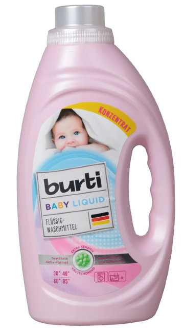 Burti Baby Liquid Универсальное жидкое средство для стирки детского белья, 1,45 л Burti Baby Liquid Универсальное жидкое средство для стирки детского белья, 1,45 л