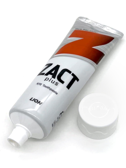 LION Зубная паста отбеливающая для курящих Zact Plus More Than White, 150 г LION Зубная паста отбеливающая для курящих Zact Plus More Than White, 150 г