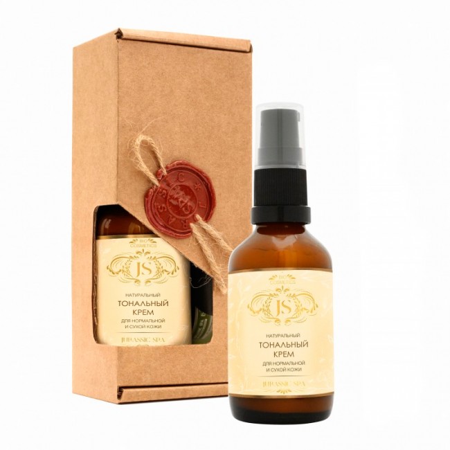 Jurassic Spa Натуральный тональный крем для нормальной и сухой кожи, светло-бежевый, 50 мл Jurassic Spa Натуральный тональный крем для нормальной и сухой кожи, светло-бежевый, 50 мл