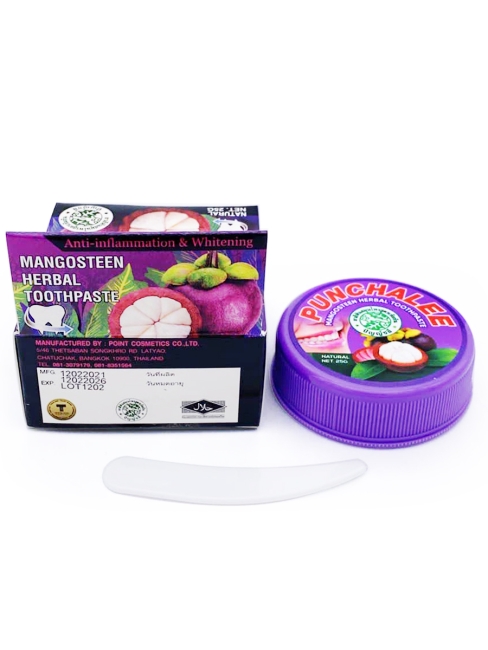 Punchalee Зубная паста растительная Панчали с мангостином Mangosteen Herbal Toothpaste, 25 г Punchalee Зубная паста растительная Панчали с мангостином Mangosteen Herbal Toothpaste, 25 г