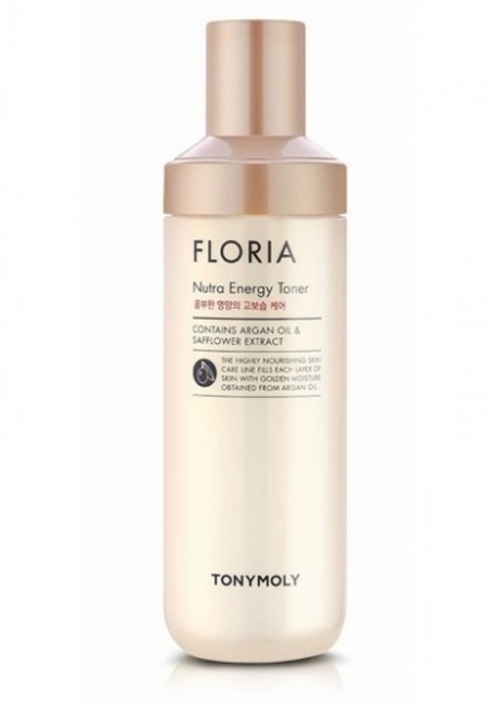TONYMOLY Floria Nutra Energy Toner With Argan Oil Увлажняющий тонер для лица с аргановым маслом, 180 мл
