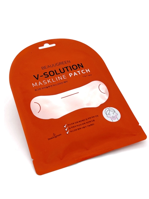 BeauuGreen Маска для коррекции овала лица V-Solution Maskline Patch, 17 г BeauuGreen Маска для коррекции овала лица V-Solution Maskline Patch, 17 г
