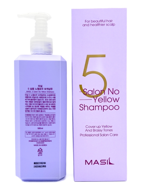 Masil Шампунь против желтизны волос 5 Salon No Yellow Shampoo, 500 мл Masil Шампунь против желтизны волос 5 Salon No Yellow Shampoo, 500 мл