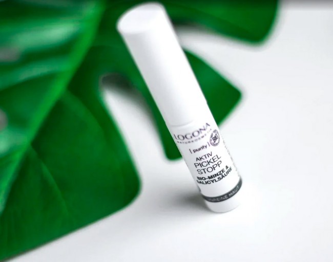 Logona Активное средство против высыпаний на лице с Био-мятой и салициловой кислотой из коры ивы, 6 мл