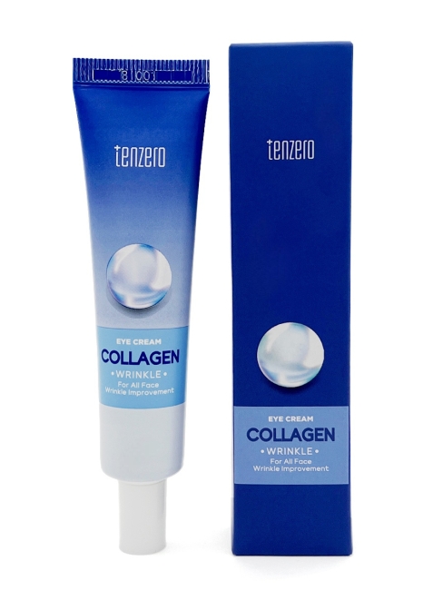 Tenzero Cream Крем для глаз с гидролизованным коллагеном и аденозином Wrinkle Collagen Eye, 40 мл